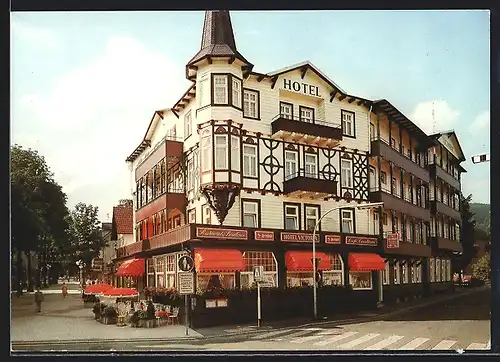 AK Bad Harzburg, Hotel Victoria E. und P. Giogoli, Herzog-Wilhelm-Strasse 74