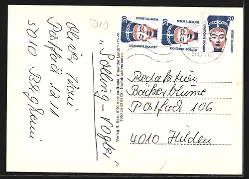 AK Bergheim /Erft, Strassenpartie, Ortspartie