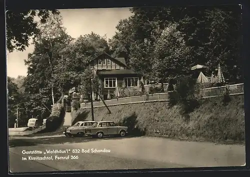 AK Bad Schandau im Kirnitzschtal, Gasthaus Waldhäus`l