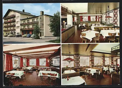 AK Baiersbronn /Schwarzwald, Hotel-Gasthof Rose Familie Gaiser, Innenansichten