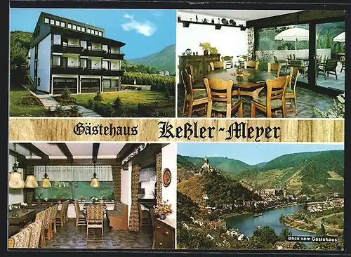 AK Cochem /Mosel, Gästehaus Kessler-Meyer am Reilsbach, Innenansichten
