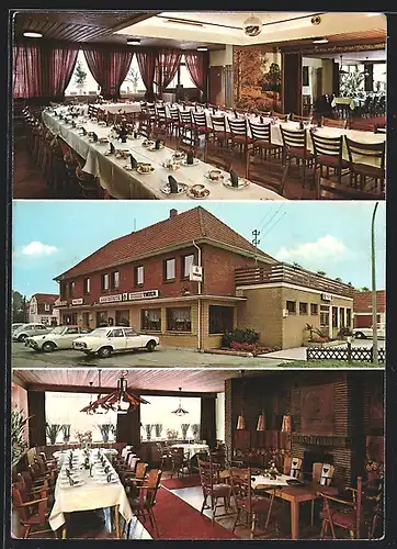 AK Meppen, Gaststätte Eppe mit Innenansichten