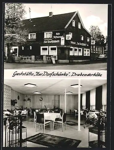 AK Drabenderhöhe, Cafe-Restaurant zur Dorfschänke