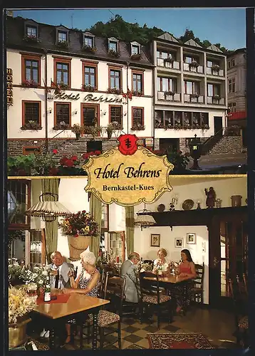 AK Bernkastel-Kues, Hotel Behrens, Schanzstrasse 9
