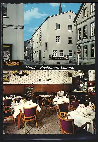 AK Melle am Wiehengebirge, Hotel-Restaurant Lumme, Haferstrasse 7