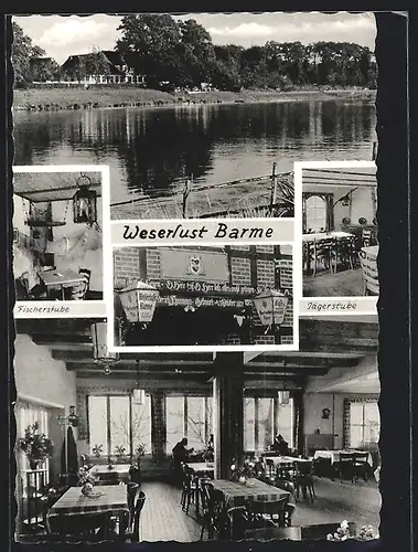 AK Barme / Dörverden, Gasthaus Weserlust, Bundesstr. 215