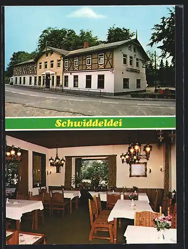 AK Ascheberg / Holstein, Gasthaus und Pension Schwiddelei