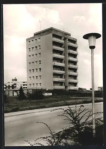 AK Uchte, Blick auf ein Hochhaus