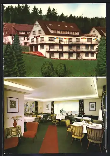AK Altenau / Harz, Hotel-Pension Bergquell, An der Silberhütte 2