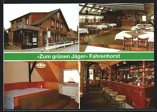 AK Stuhr /Fahrenhorst, Gaststätte Zum grünen Jäger, Hauptstrasse 235