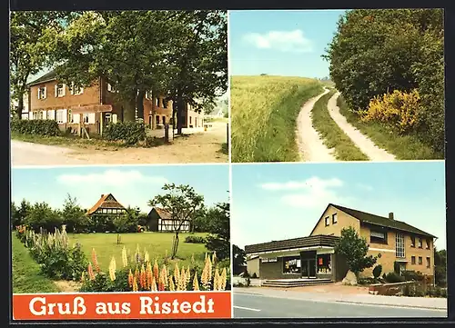 AK Syke-Ristedt, Bäckerei und SB-Markt Gewiss, Ortspartie