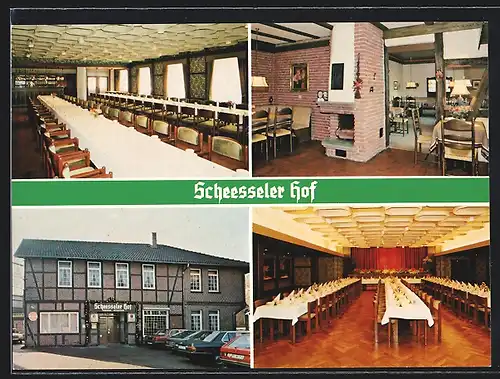 AK Scheessel, Gasthaus Scheesseler Hof, Kirchstrasse 2-3