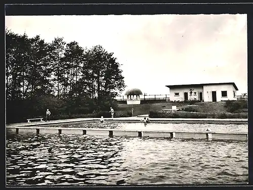 AK Kirchtimke /Bez. Bremen, Blick auf das Freibad