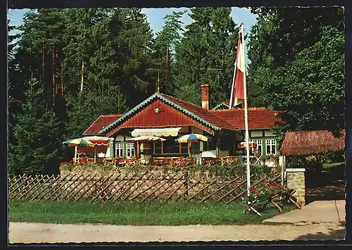 AK Oberthulba /Ufr., Weinrestaurant u. Café Jagdhaus Waldfried