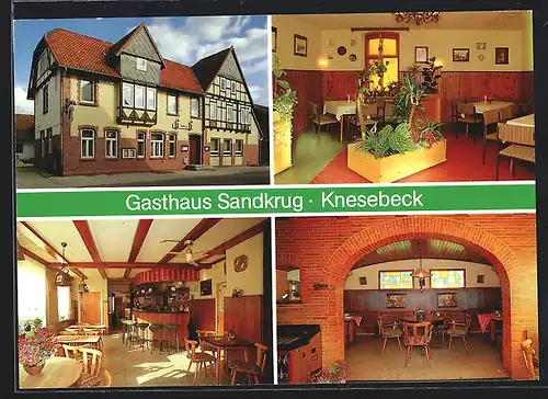 AK Knesebeck /Südheide, Gasthaus Sandkrug, Schützenstrasse 7