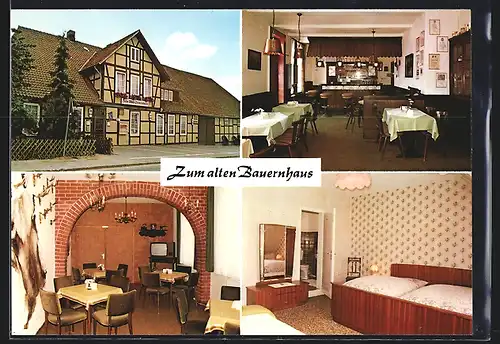 AK Tätendorf / Barum, Gasthof Zum alten Bauernhaus, Innenansicht