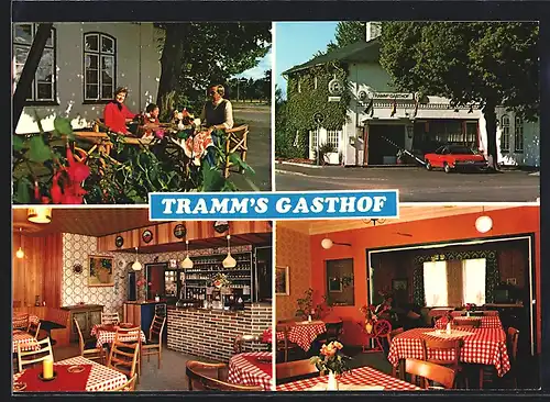 AK Langenhorn / Nordfriesland, Tramm`s Gasthof in der Dorfstrasse