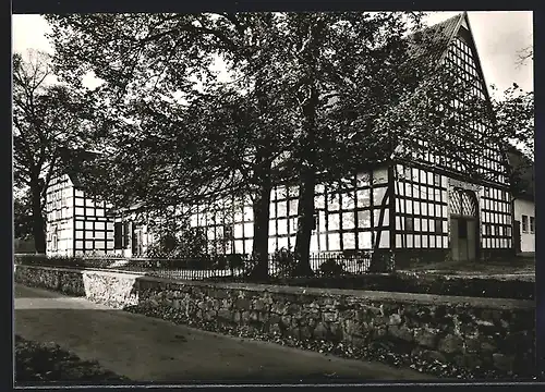 AK Gehlenbeck /Krs. Lübbecke, Ansicht eines Fachwerkhauses