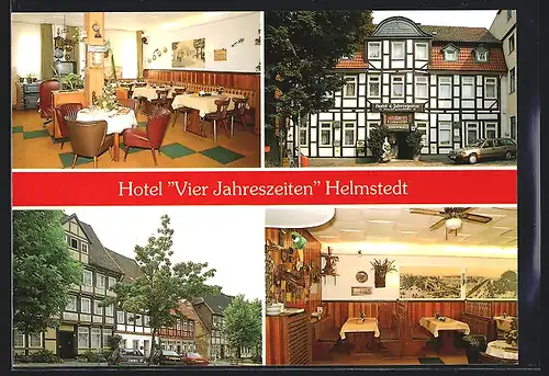 AK Helmstedt, Hotel-Restaurant Vier Jahreszeiten in der Strasse Holzberg 23