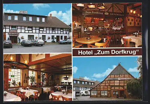 AK Lehre /Flechtorf, Hotel-Restaurant Zum Dorfkrug, Alte Braunschweiger Strasse 24