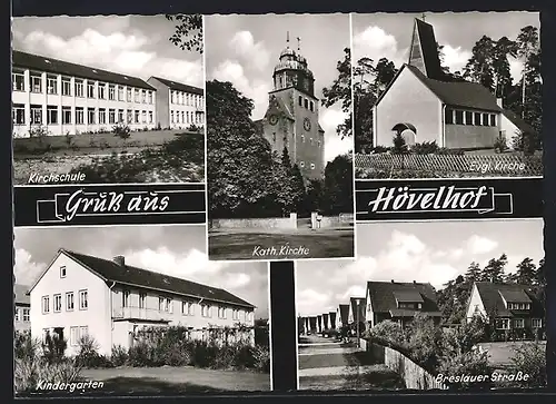 AK Hövelhof, Kirchschule, Breslauer Strasse, Kindergarten