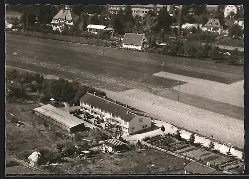 AK Möttlingen /Kreis Calw, Strassenpartie mit Bäumen