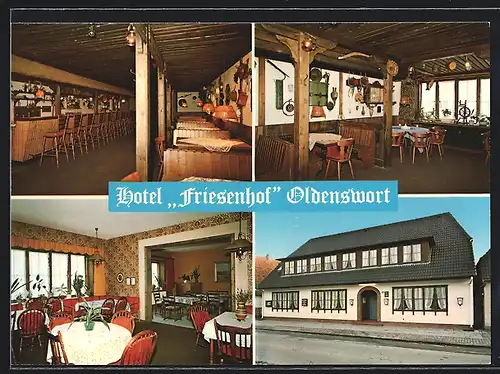 AK Oldenswort /Eiderstedt, Hotel Friesenhof von Reiner Cordes