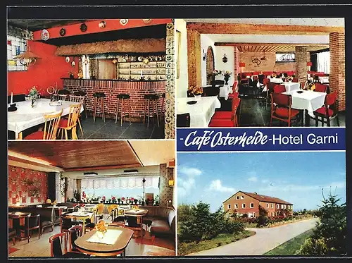 AK Nieblum auf Föhr, Cafe Osterheide Hotel Garni, Bes. Tinchen u. Peter Lorenzen