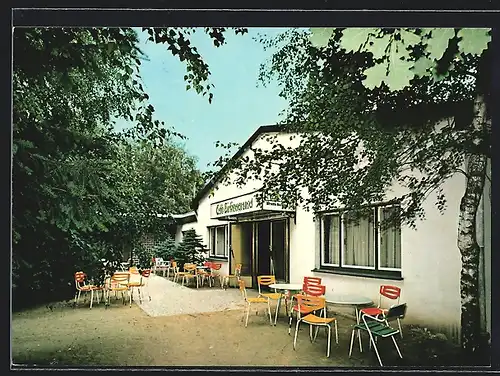 AK Bad Bramstedt, Café Birkengrund, Hotel und Restaurant, Oskar-Alexander-Strasse