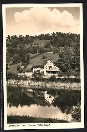 AK St. Blasien /Hochschwarzwald, Gasthaus, Café und pension Hüttlebuck