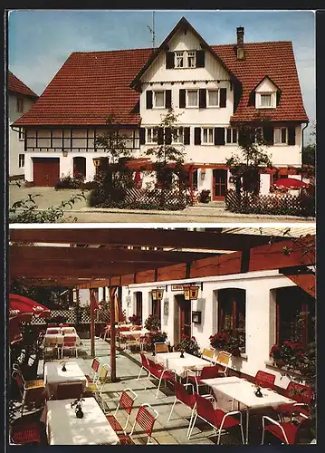 AK Martinsmoos /Krs. Calw, Pension Schwarzwaldhof, Café und Restaurant