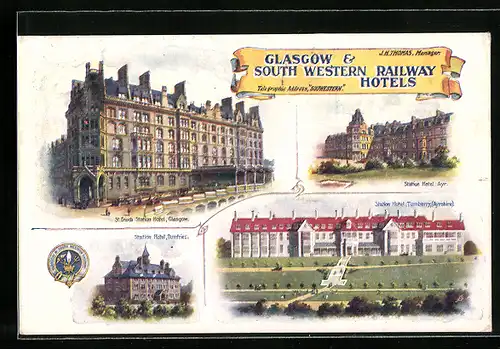 AK Glasgow, South Western Railway Hotels, St. Enoch Station Hotel, Station Hotel Ayr, Station Hotel Dumfries