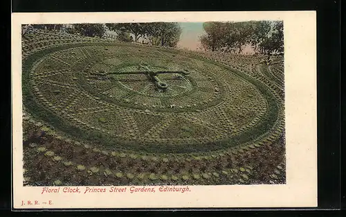 AK Edinburgh, Floral Clock, Princes Street Gardens