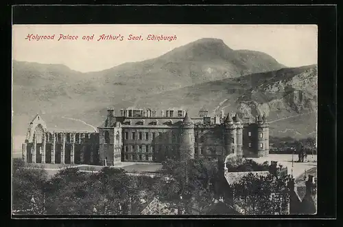 AK Edinburgh, Holyrood Palace and Arthur`s Seat