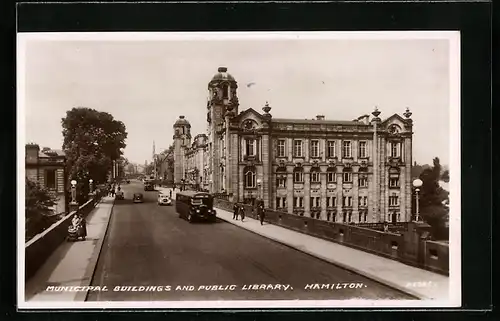 AK Hamilton, Municipal Buildings and Public Library