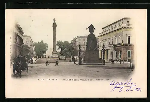 AK London, Duke of York`s Column & Waterloo Place