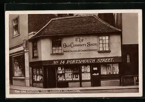 AK London, The Old Curiosity Shop, Lincoln`s Inn, 14 Portsmouth Street