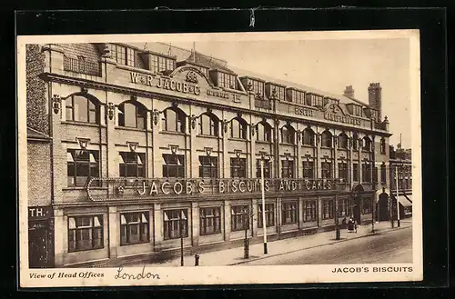AK London, Jacob`s Biscuits, View of Head Offices