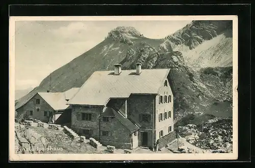 AK Prinzluitpoldhaus, Berghütte am Hochvogel im Allgäuer Hochgebirge