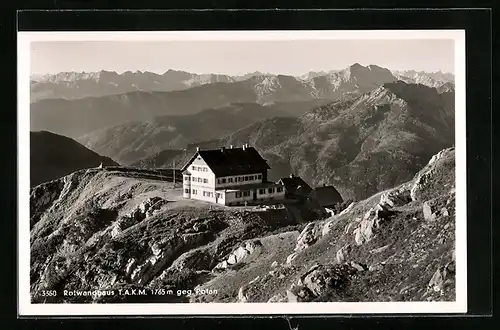 AK Rotwandhaus, Berghütte gegen Rofan