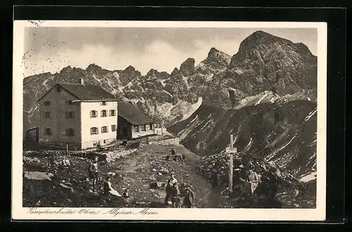 AK Kemptnerhütte, Berghütte in den Allgäuer Alpen