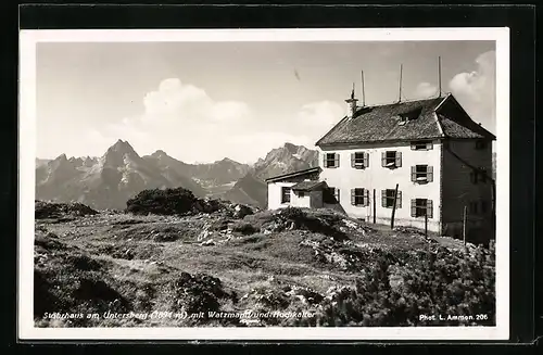 AK Stöhrhaus am Untersberg, Watzmann und Hochkalter