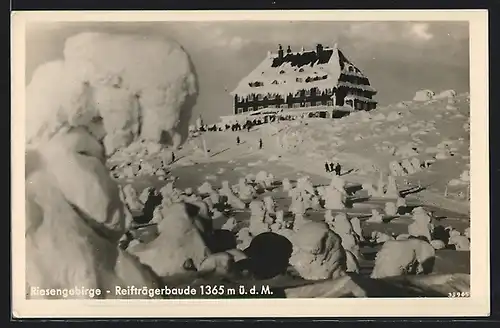 AK Reifträgerbaude im Schnee