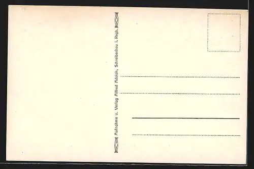 AK Reifträgerbaude, von unterhalb gesehen