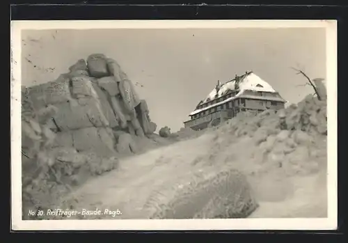 AK Reifträgerbaude im Schnee
