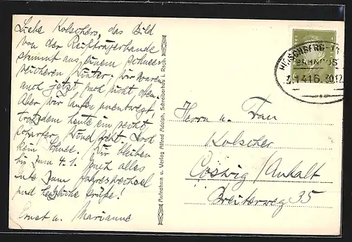 AK Reifträgerbaude im Schnee