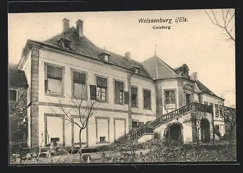 AK Weissenburg i. Els., Schloss Gaisberg