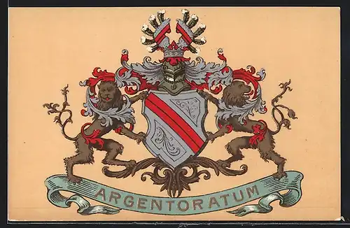 AK Wappen des Römerlagers Argentoratum