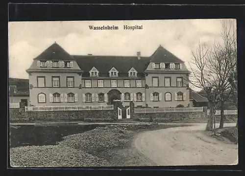 AK Wasselnheim, Ansicht vom Hospital