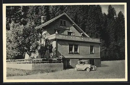 AK St. Blasien, Gasthaus zum Tannhäuser, Bes. Josef Gäng
